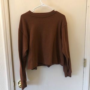 Brandy Melville cropped sweatshirt